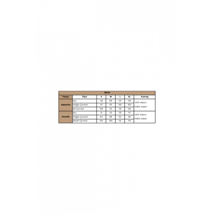 VipMarketim Dantelli Tüllü Ve Dekolteli Saten Sabahlık Takımı
