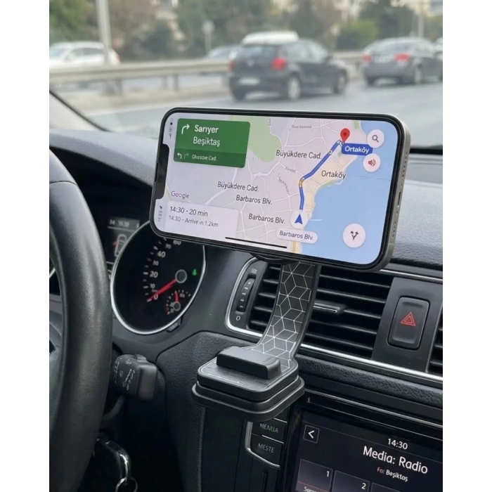 VipMarketim Dashboard Manyetik Telefon Tutucu Ayarlanabilir Telefon Standı