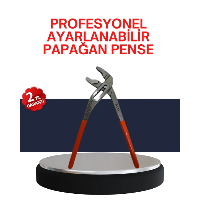 VipMarketim Dayanıklı Çelik Papağan Pense Ergonomik Yalıtımlı Sap