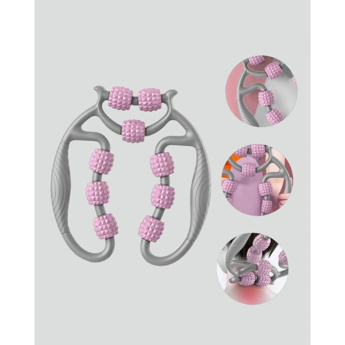 VipMarketim Dayanıklı Plastik Kas Masaj Rulosu Selülit Karşıtı