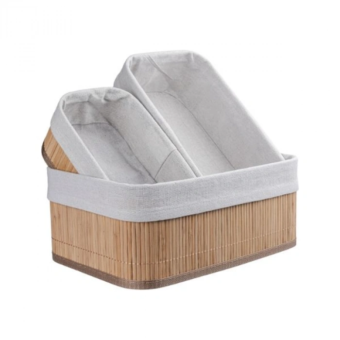 VipMarketim DecoHandy Bambu Sepet Seti