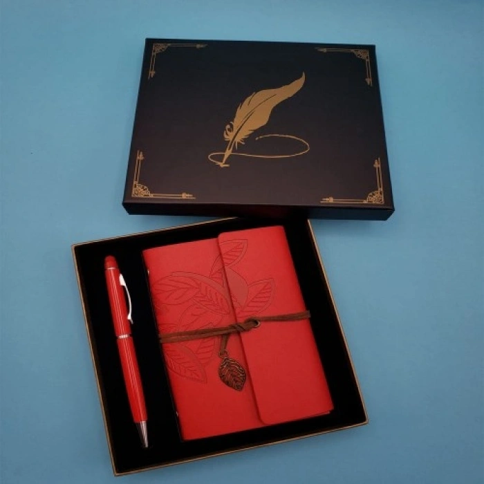 VipMarketim Defter Kalem Kırmızı Renk