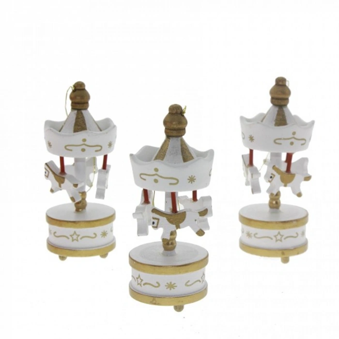 VipMarketim Dekoratif 6lı Beyaz Mini Atlı Karınca