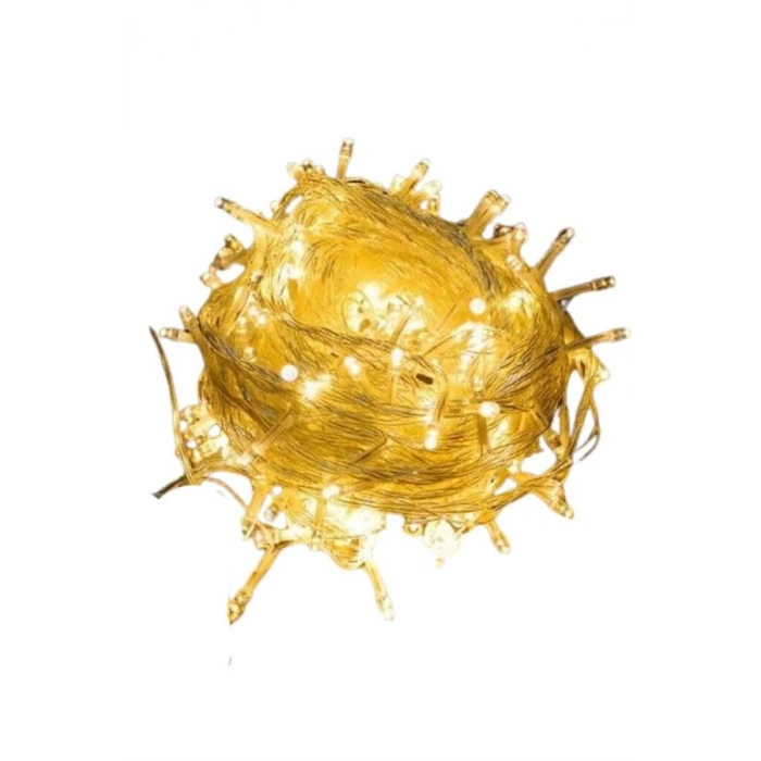 VipMarketim Dekoratif Peri Led 100 Ledli Gün Işığı Pilli 10 Metre Gün Işığı