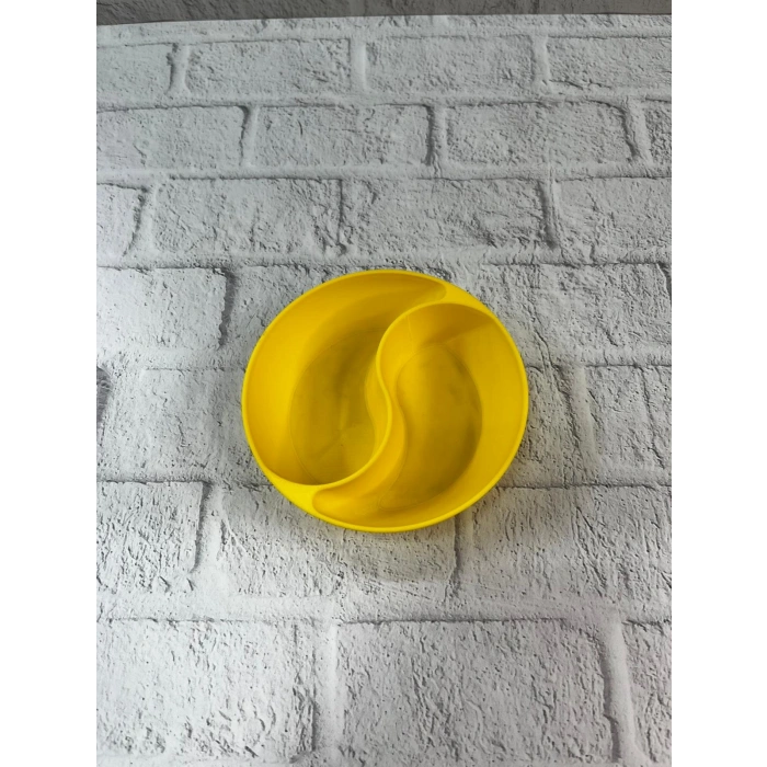 VipMarketim Dekoratif Sarı Çerezlik Kase 4’lü Set 3x12 cm