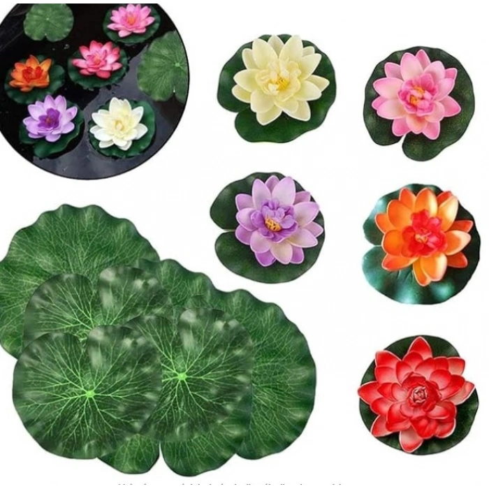 VipMarketim Dekoratif Yapay Lotus Çiçeği