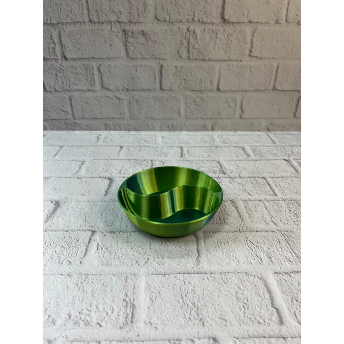 VipMarketim Dekoratif Yeşil Çerezlik Kase 4’lü Set 3x12 cm