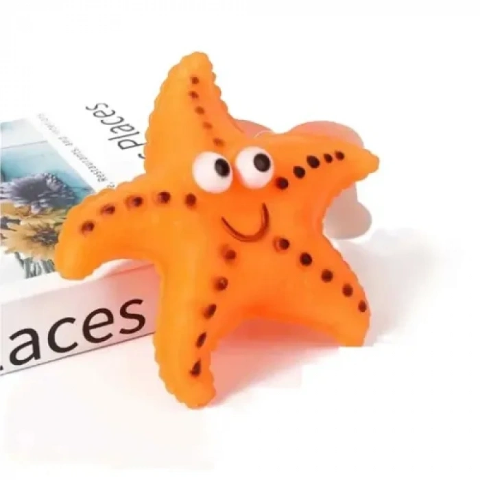 VipMarketim Denizyıldızı Figürlü Köpek Çiğneme Oyuncağı