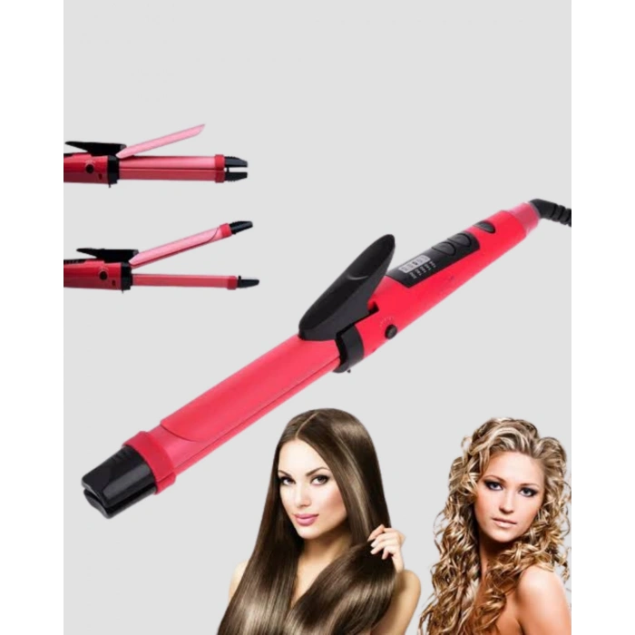 VipMarketim Dereceli Seramik Saç Düzleştirici – 5 Isı Seviyesi 200°C Maksimum Sıcaklık