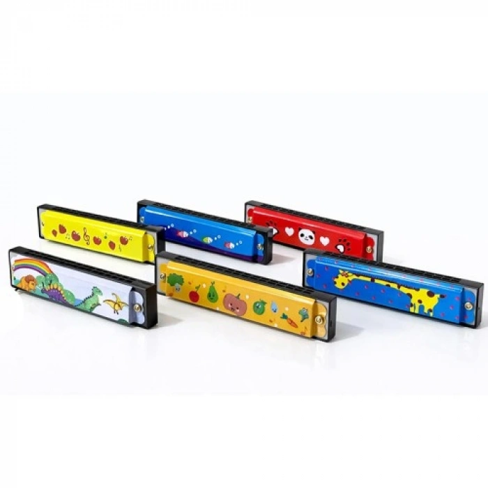 VipMarketim Desenli Metal Mızıka