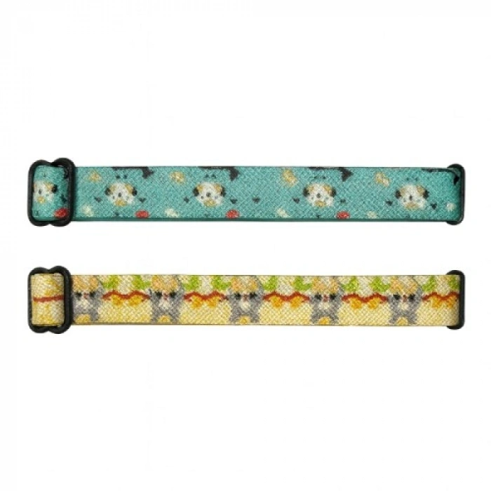 VipMarketim Desenli Zilli Kedi Tasması