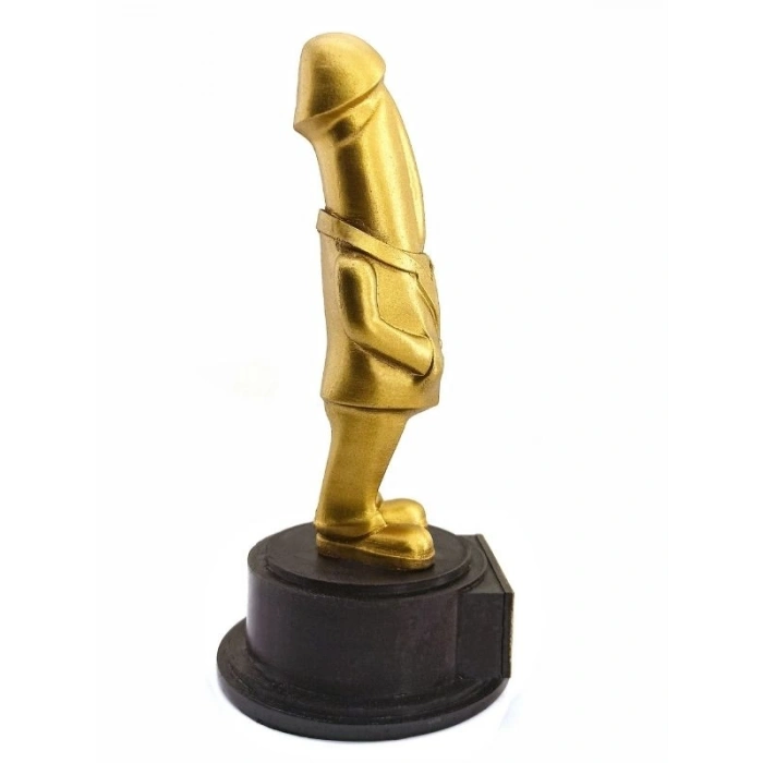 VipMarketim Dick Of The Year – Esprili Masaüstü Ödül Heykeli Model 2