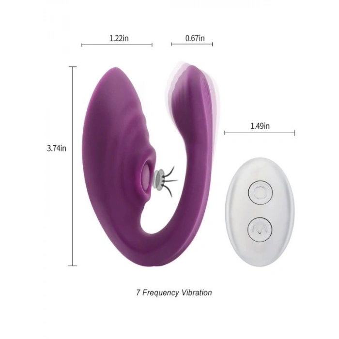 VipMarketim Didi Sync Passion Uzaktan Kumandalı Darbeli Vibratör