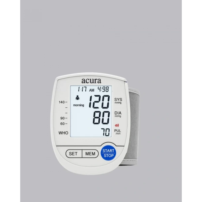 VipMarketim Dijital Bilek Tansiyon Aleti Çift Güç Kaynaklı HD Ekranlı