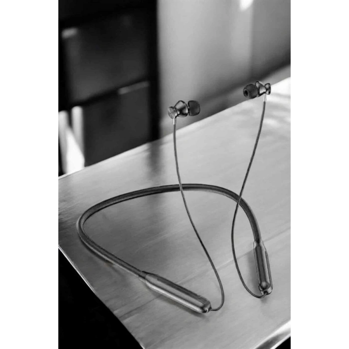 VipMarketim Dijital Göstergeli Kulak İçi Kablosuz Bluetooth Kulaklık Boyun Bantlı