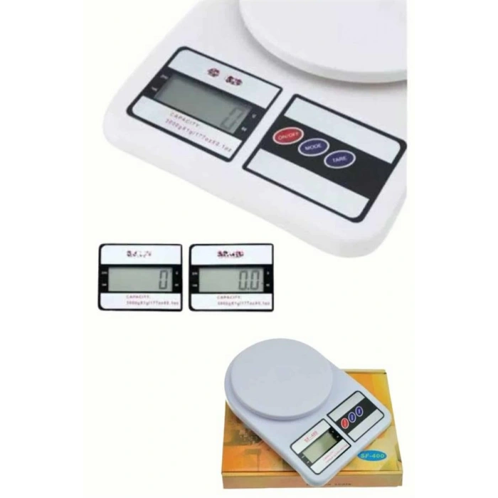 VipMarketim Dijital Hassas 10 Kg Mutfak terazisi tartısı LCD Ekran Mutfak Tartısı