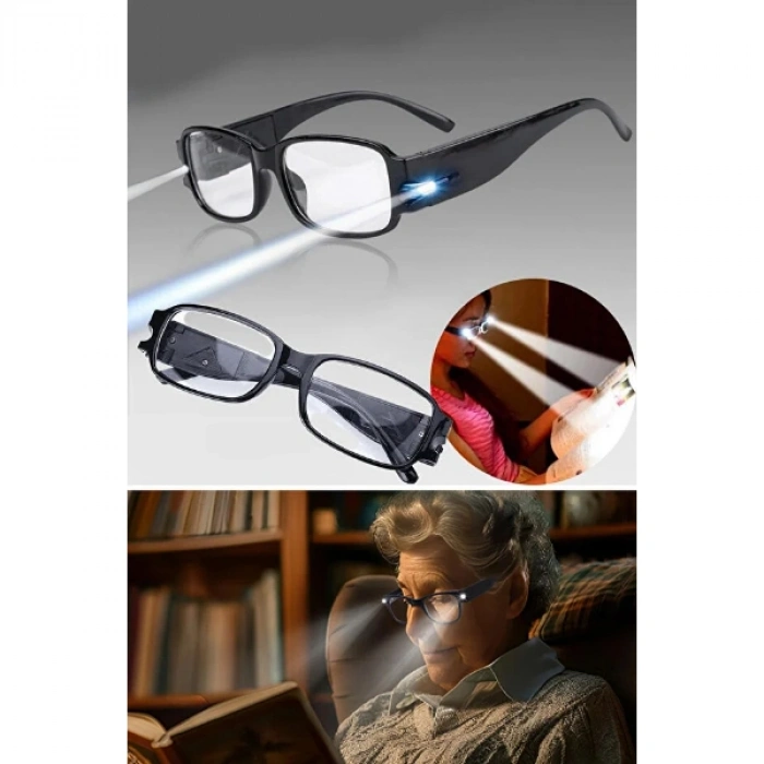 VipMarketim Dinlendirici LED Işıklı Okuma Gözlüğü