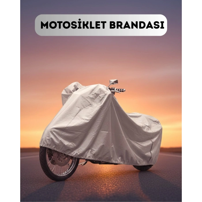 VipMarketim Dış Mekan Uyumlu Motosiklet Brandası Tam Koruma