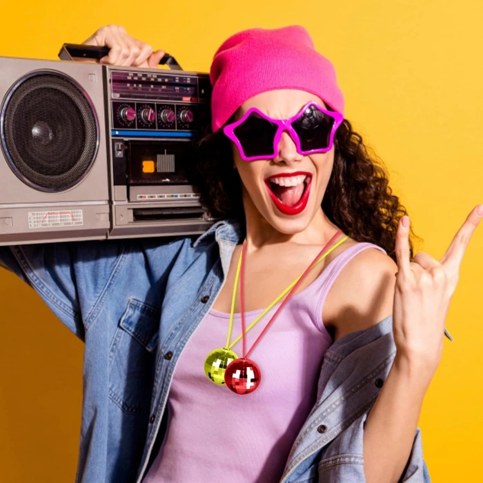 VipMarketim Disko Topu Kolye Seti 6 Adet