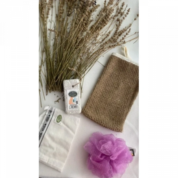 VipMarketim Doğal 4Lü Banyo Hamam Seti