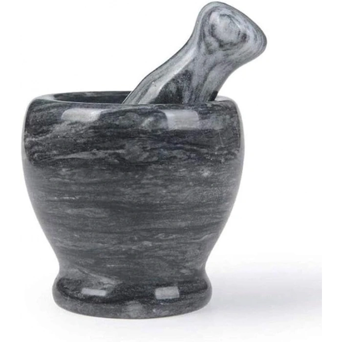 VipMarketim Doğal Cilalı Mermer Havan