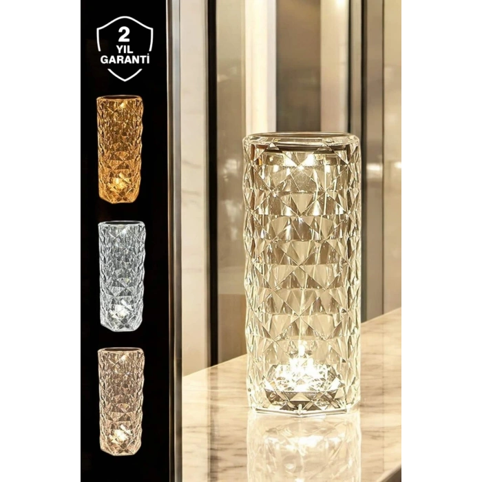 VipMarketim Dokunmatik Kristal Gece Lambası Hediyelik