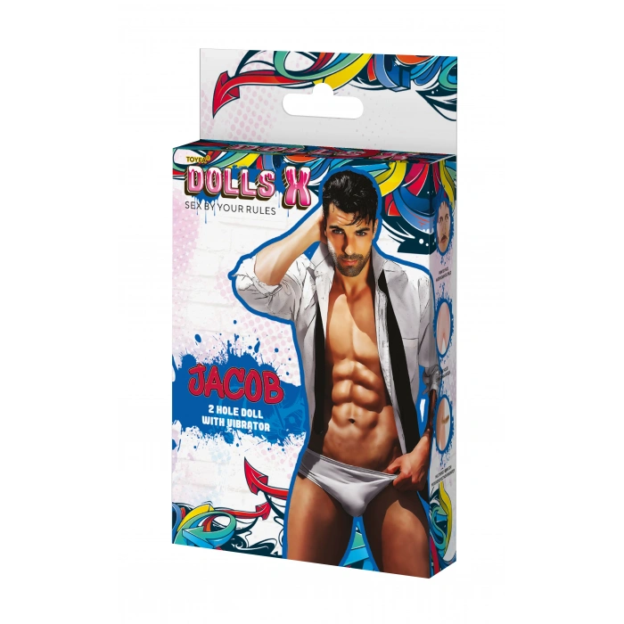 VipMarketim Dolls-X Jacob şişme bebek, erkek, çıplak, 160 cm