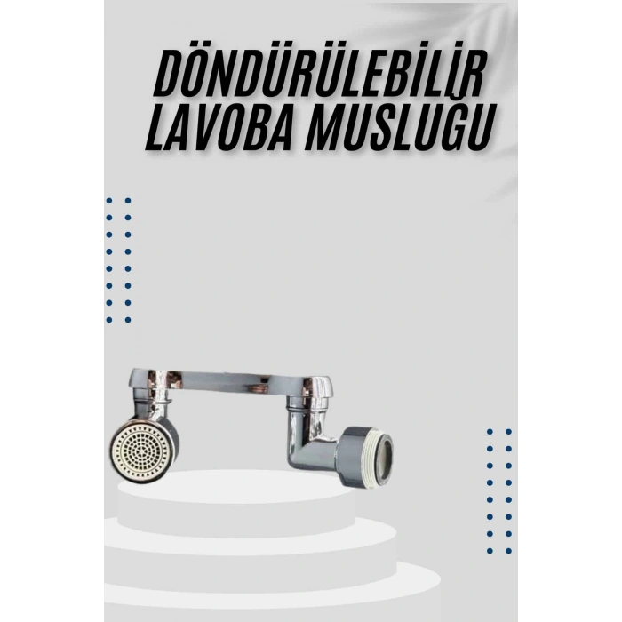 VipMarketim Dönebilen Musluk Başlığı Akrobat Mutfak Banyo Musluk Ucu Başlığı Oynar Başlıklı