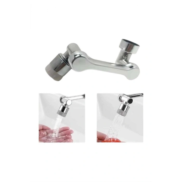 VipMarketim Dönebilen Musluk Başlığı Akrobat Mutfak Banyo Musluk Ucu Başlığı Oynar Başlıklı