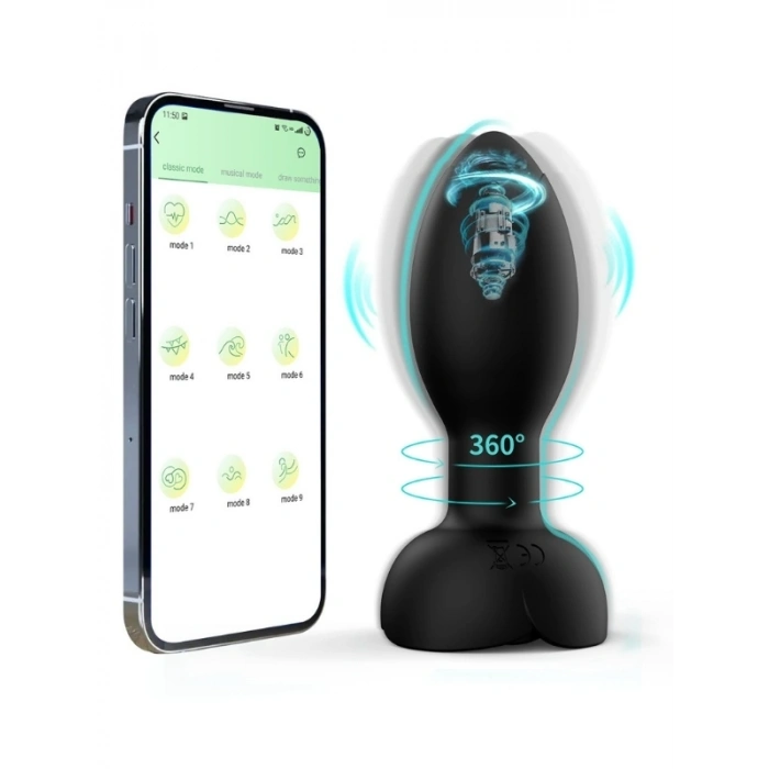 VipMarketim Döner Telefon Kontrollü Titreşimli Vibratör