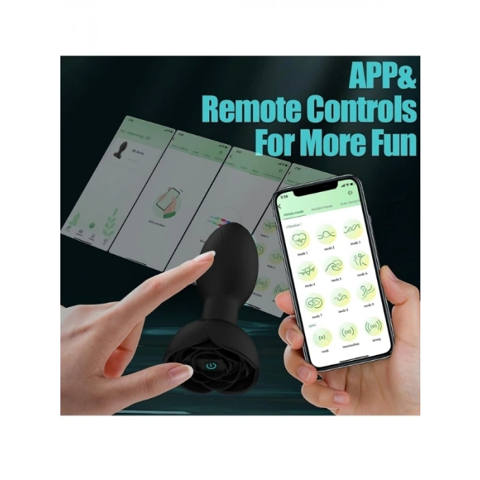 VipMarketim Döner Telefon Kontrollü Titreşimli Vibratör