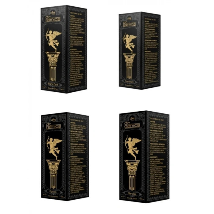 VipMarketim Dr Genics Newyork Phenomenon Perfume Edp Set 4 Ad x 25 ml