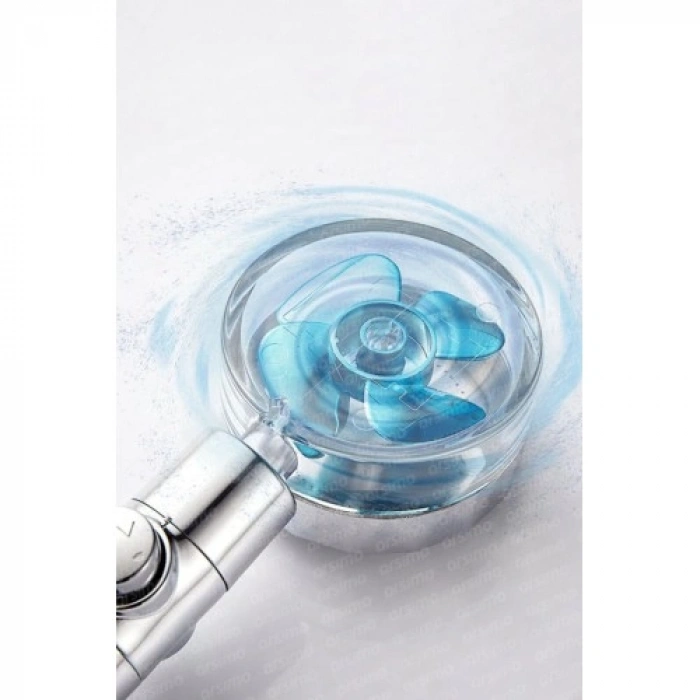 VipMarketim Duş Başlığı Turbo Pervaneli Serinletici Tasarım