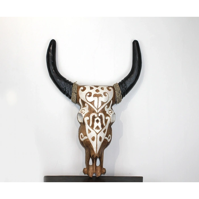 VipMarketim Duvara Asmalı Bufalo Kafası