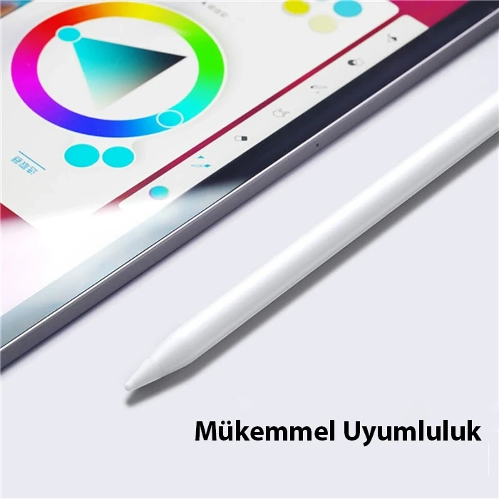 VipMarketim Dux Ducis Apple Pencil İçin Renkli Kalem Ucu 10x-(5775)