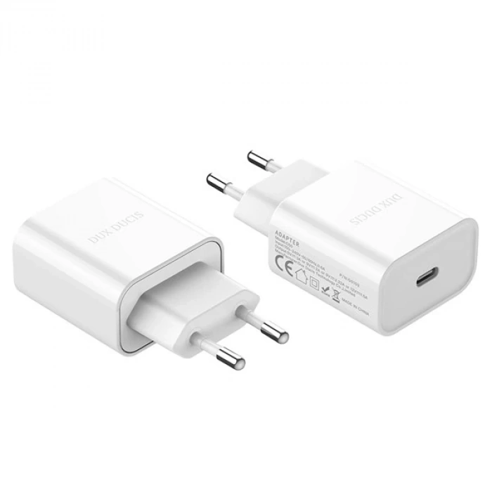 VipMarketim DUX DUCIS C50 PD 20W Hızlı Şarj Aleti 20W USB-C Güç Adaptörü-(5775)