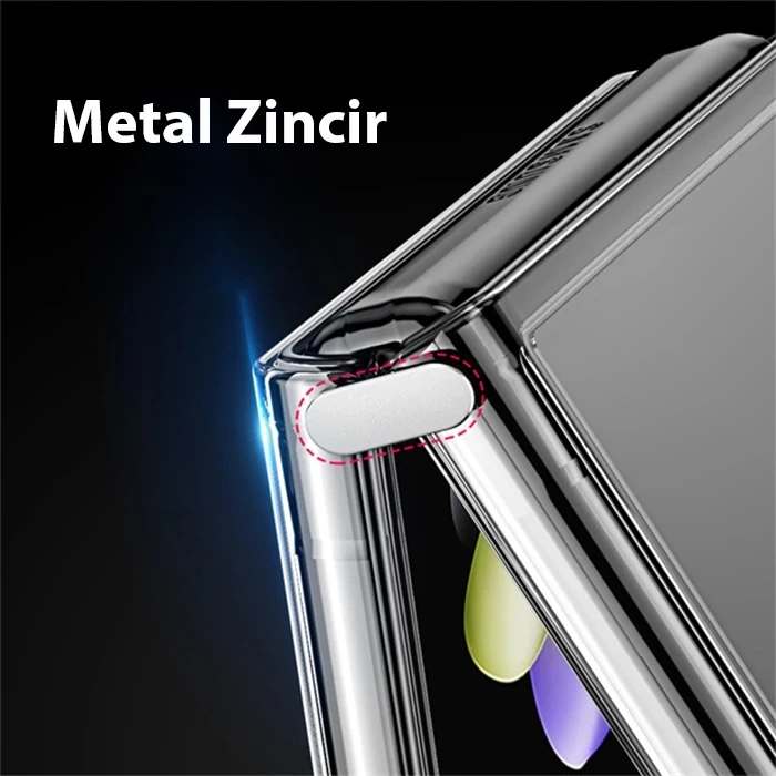 VipMarketim Dux Ducis Crystal Clin Series Samsung Galaxy Z Flip4 5G Shockproof Şeffaf Silikon Kılıf-(5775)