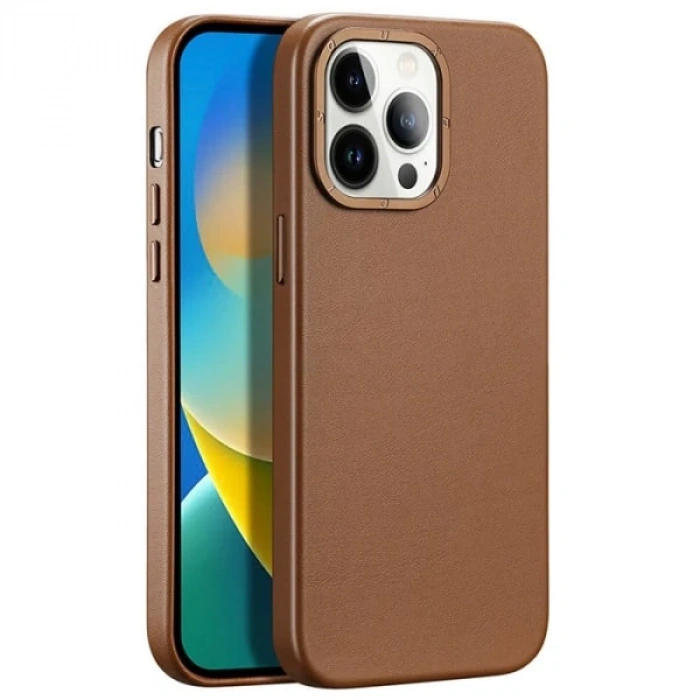 VipMarketim Dux Ducis Grit Series iPhone 14 Pro Max 6.7inç Premium MagSafe Uyumlu Kılıf-(5775)