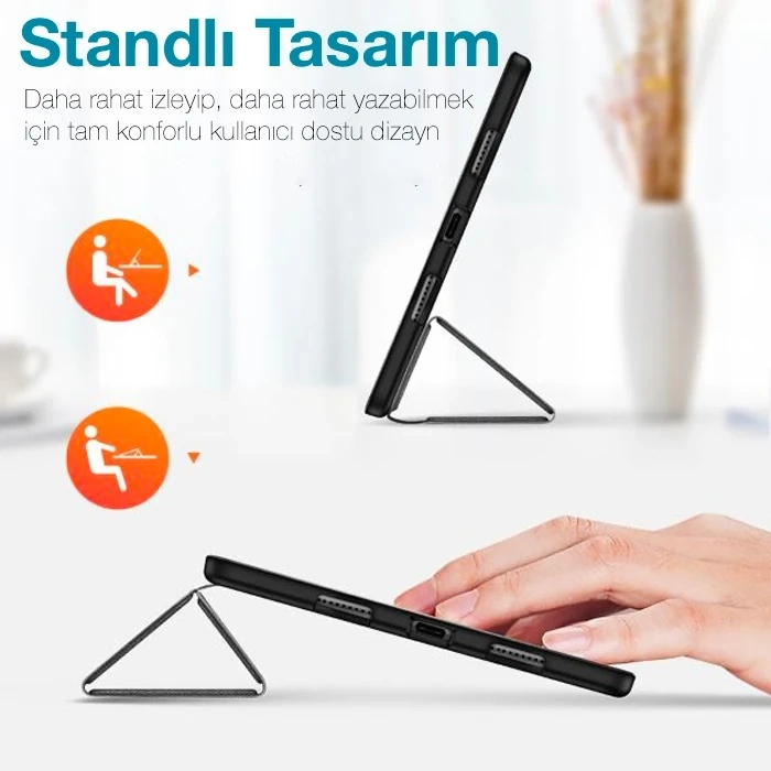 VipMarketim DUX DUCIS Huawei MatePad T8 - C3 Mıknatıslı Kılıf Domo Series-(5775)