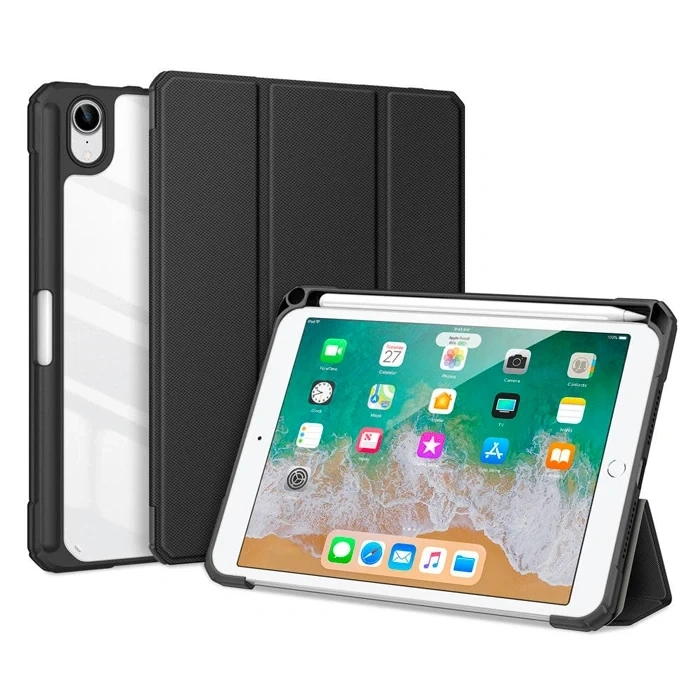 VipMarketim DUX DUCIS iPad Mini 6 (2021) ve Mini 7 (2024) Kılıf Kalem Yerli Toby Series Kılıf-(5775)