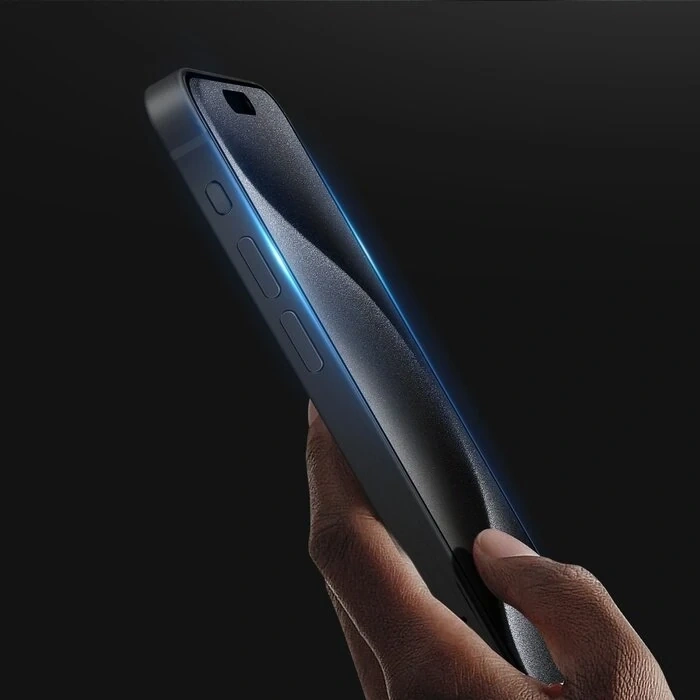 VipMarketim Dux Ducis iPhone 15 Pro Full Kaplama Tempered Cam Ekran Koruyucu-(5775)