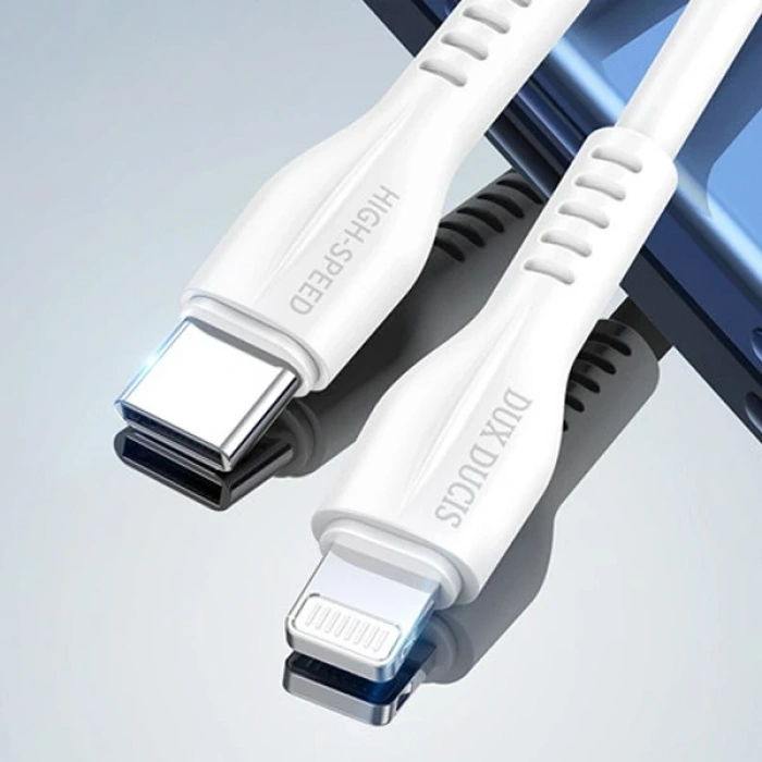 VipMarketim DUX DUCİS İPhone 20W Hızlı Şarj İPhone 14 13- 1211 Şarj Kablosu 1metre-(5775)