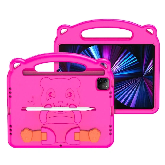 VipMarketim Dux Ducis Panda iPad Pro 11 (2018/2020/2021) iPad Air 4-5 Kılıf Çocuk Shockproof Standlı Taşınabilir-(5775)