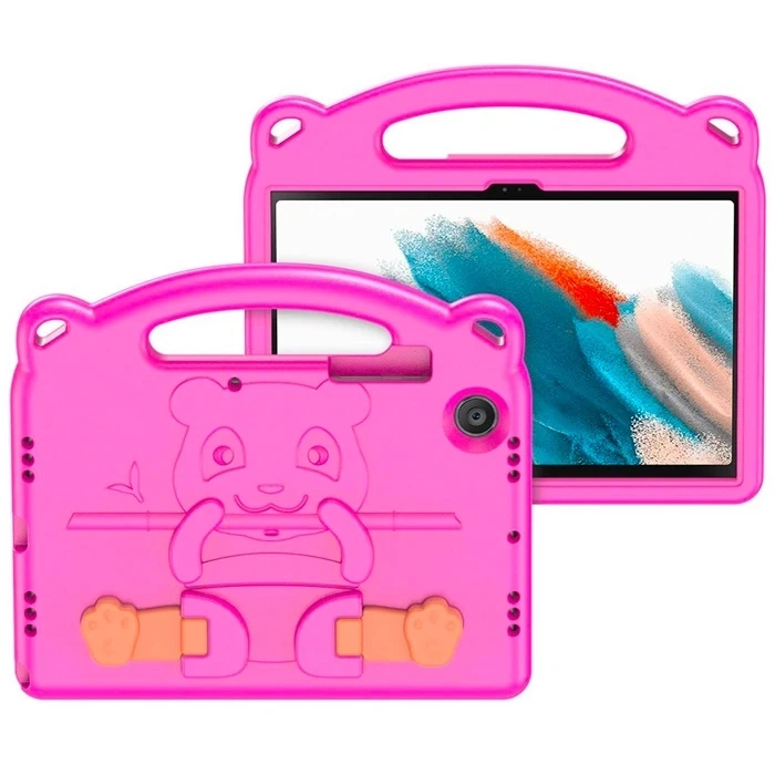 VipMarketim Dux Ducis Panda SM Tab A8 2021 10.5 (X200/X205) Kılıf Çocuk Shockproof Standlı Taşınabilir-(5775)
