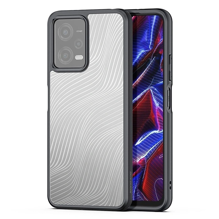 VipMarketim Dux Ducis Redmi Note 12 5G/Note 12R Pro/Poco X5 5G Aimo Series Premium Buzlu Sert PC-TPU Kılıf-(5775)