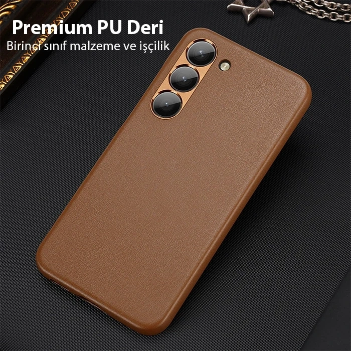 VipMarketim Dux Ducis SM Galaxy S23 Grit Series PU Premium Kılıf-(5775)