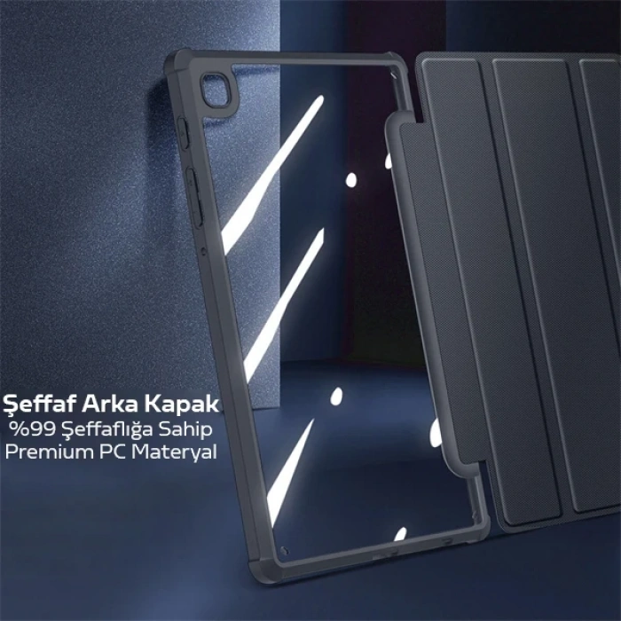 VipMarketim Dux Ducis SM Galaxy Tab A7 Lite T220-T225 Kılıf Mıknatıslı Toby Series-(5775)