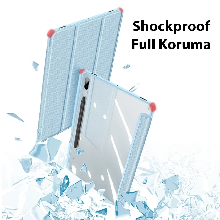 VipMarketim Dux Ducis SM Galaxy Tab S8 Plus(X800-X806) S7 FE (T730-T736B) S7 Plus(T970-T976B) Kılıf Toby Series-(5775)