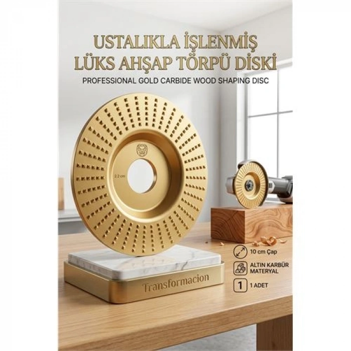 VipMarketim Düz Tip Ahşap Törpü Diski 100mm | Tungsten Karbür 723065