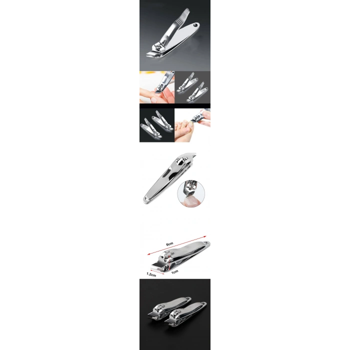 VipMarketim Eğimli Tırnak Makası 2 li Set Solingen Profesyonel